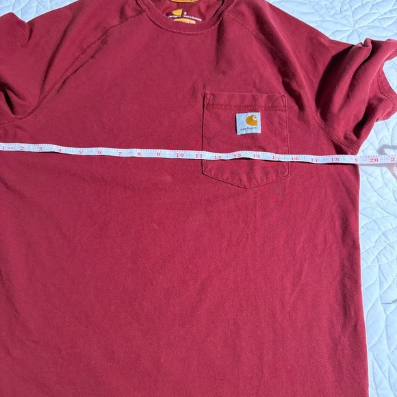 Carhartt Men's Red Short Sleeve Tee small - Picture 6 of 8